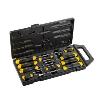 Afbeelding STANLEY cushiongrip schroevendraaierset 10-delig (st / ph) 2-65-005