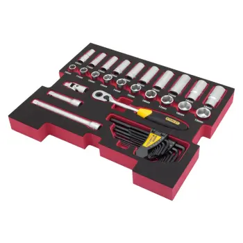 Afbeelding STANLEY fatmax® tstak insert doppenset 3/8’’ - 38-delig FMHT0-74296