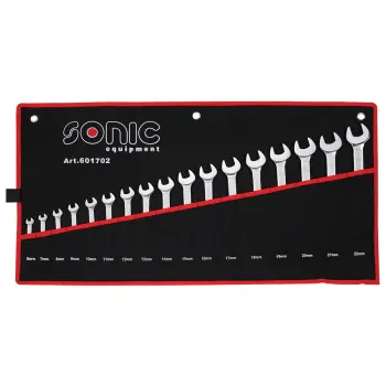 Sonic ringsteeksleitel set in etui 17-delig