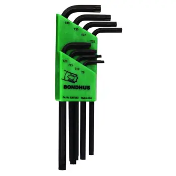 Afbeelding Bondhus stiftsleutelset torx met geleiding, 8-delig, lang TR-TL8