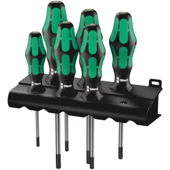 367/6 TORX® BO Kraftform Plus TORX® BO-Schroevendraaierset + houder, 6 -delig