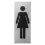 Afbeelding GPF bouwbeslag toiletbord, aluminium 0402.80.0002