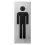 Afbeelding GPF bouwbeslag toiletbord, aluminium 0402.80.0001