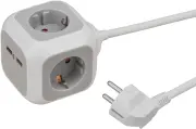 Afbeelding Brennenstuhl meervoudige stekkerdoos opbouw met randaarde