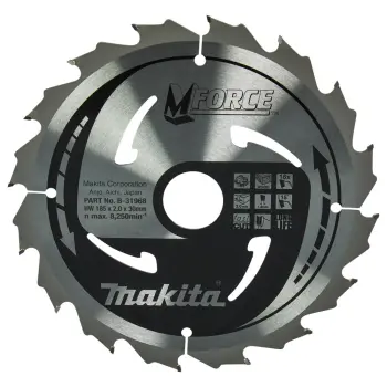 Afbeelding Makita zaagb mforce 185x30x2,0 16t15g B-31968