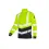 Sioen sweater Corran fluor geel/marine L