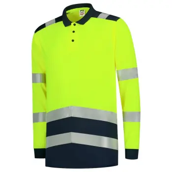 Afbeelding TRICORP SAFETY poloshirt high vis bicolor lange mouw 203008