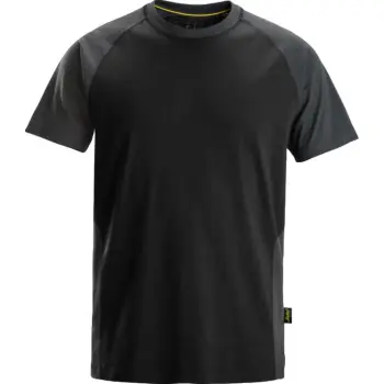 Snickers t-shirt 2550 zwart/grijs XS