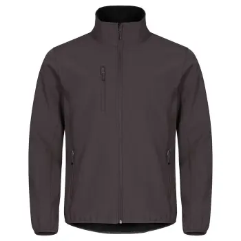Clique softshell Classic donker grijs XS