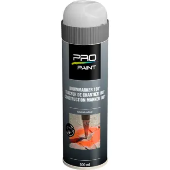 Afbeelding PRO-Paint markeerspray Bouwmarker (180°)