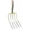 Mestvork 5 tands t-greep steel