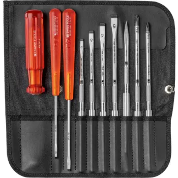 Afbeelding PB Swiss Tools AG classic wisselklingen set in roletui 15 Rolltaschen