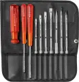 Afbeelding PB Swiss Tools AG classic wisselklingen set in roletui 15 Rolltaschen