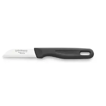 Aardappelschilmesje zwart rvs