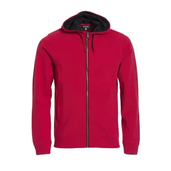 Clique hooded vest rood XS