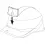 Badgehouder voor op de helm - BADGE-U schema