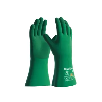 Afbeelding ATG handschoen chemisch bestendig, latex 76-830 MaxiChem Cut TriTech