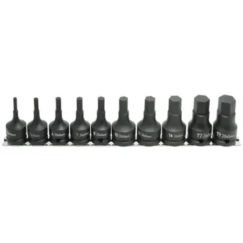 Afbeelding slagdopsleutelset 1/2'' inbus metrisch