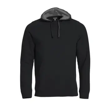 Clique hooded sweater zwart XS