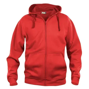 Clique hooded sweater rood XS