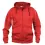 Clique hooded sweater rood 3XL