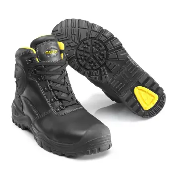 MASCOT® FOOTWEAR INDUSTRY F0165 zwart/geel productafbeelding