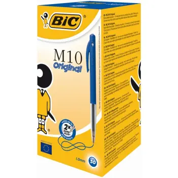 Afbeelding Bic m10 original clic balpen blauw