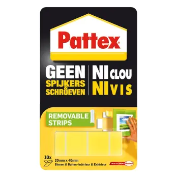 Afbeelding Pattex dubbelzijdige montagestrips Geen Spijkers & Schroeven
