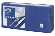Tork Lunchservet 33x33cm 2-laags 1/4-vouw 10x200 donkerblauw
