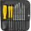 Afbeelding PB Swiss Tools AG esd schroevendraaier set in roletui 14 ESD