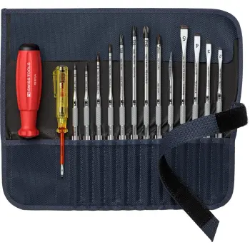 Afbeelding PB Swiss Tools AG swissgrip wisselklingen set in roletui 15 Rolltaschen