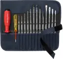 Afbeelding PB Swiss Tools AG swissgrip wisselklingen set in roletui 15 Rolltaschen