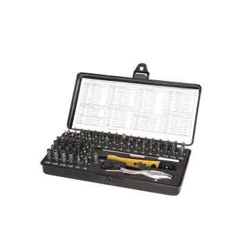 Afbeelding Wiha microbit-set esd assorti 66-delig incl. box 7000Z