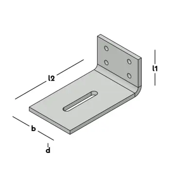 GB Hoekanker zwaar 75x175 100x8 EV-2