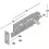 GB Rolschuif met bocht 140x54 RVS 304