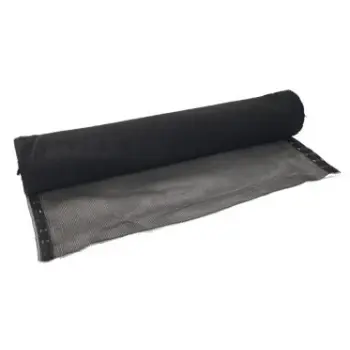 Geknoopt steigernet zwart 22,5 x 22 meter