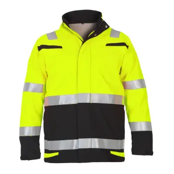 Hydrowear softshell Menorca fl.geel/zwart 6XL