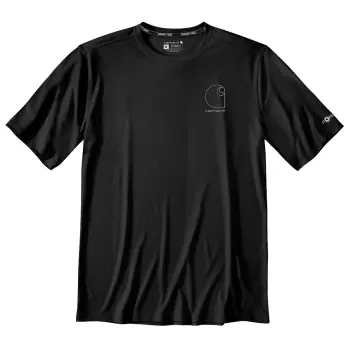 Afbeelding Carhartt carhartt force™ sun defender™ t-shirt met relaxte pasvorm en logo 107182