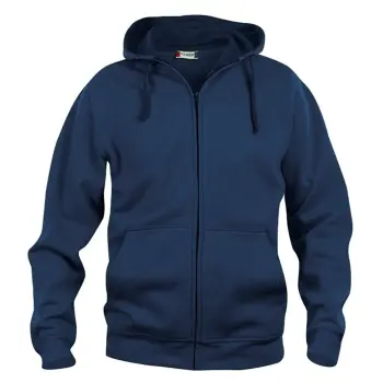 Clique basic hoody full zip marine XS