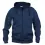 Clique basic hoody full zip marine XS