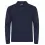 Clique polo lange mouw stretch marine XS