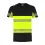 Santino t-shirt Haris zwart/fluor geel S