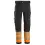 Snickers broek 6335 zwart/hi-vis oranje 64