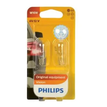 Philips Wedge baselamp 12 V W16W 2st.
