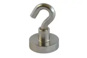 Neodymium potmagneet met haak 32x45mm 30kg