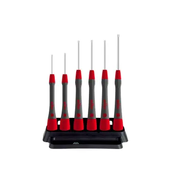 Afbeelding Wiha fijnschroevendraaierset picofinish® torx® 7-delig incl. houder 267P