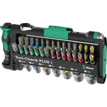 Afbeelding Wera dopsleutelset 1/4" inclusief bits Tool-Check