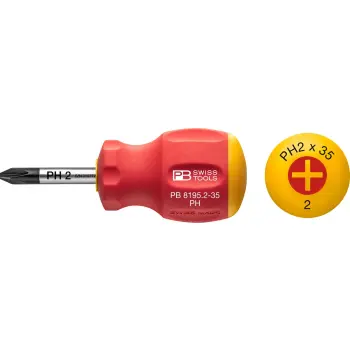 Afbeelding PB Swiss Tools AG stubby phillips kruisschroevendraaier 05 SwissGrip Stubby