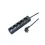 Tafelcontactdoos zwart ra 5-voudig 3.0 meter