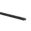 Schildery u-rail zwart        300cm